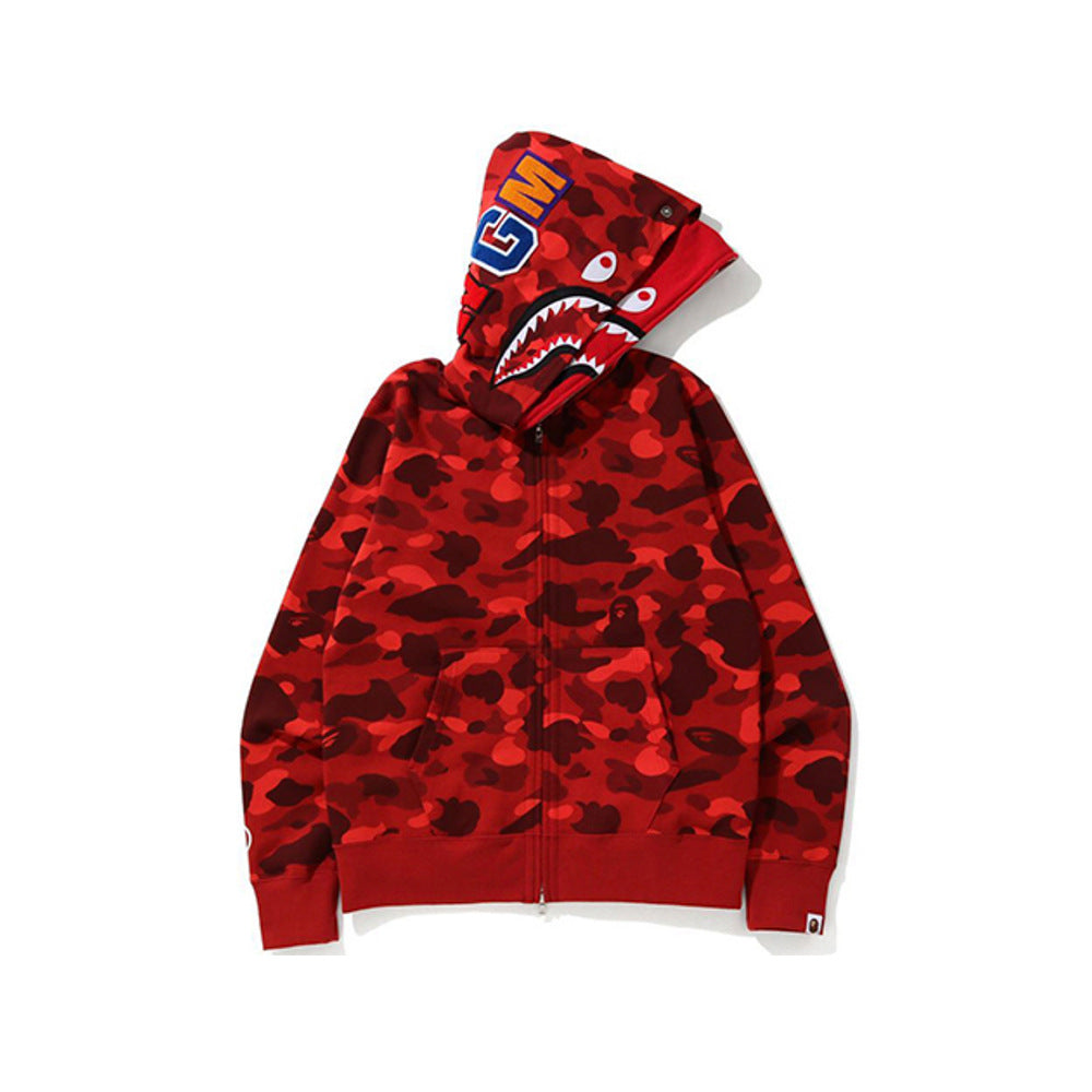 Sudadera BAPE Camo Shark con cremallera completa