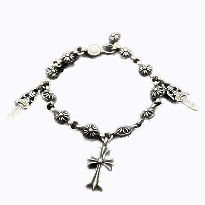 Chrome Hearts Brazalete de Cruces