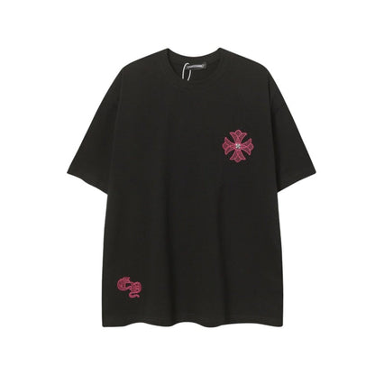 Chrome Hearts Pink Cross Tee